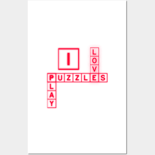 Lightweight Crossword, Puzzles Lover, Puzzles Posters and Art